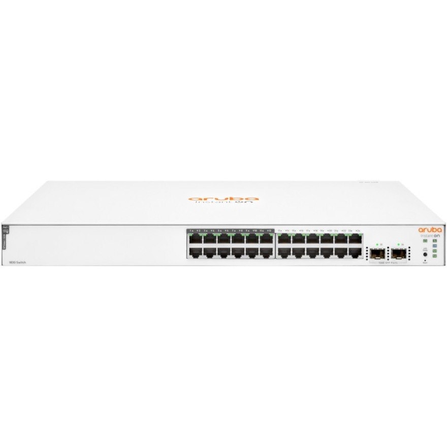 HPE Instant On 1830 24G 12p Class4 PoE 2SFP 195W Switch