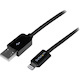 StarTech.com 1m (3ft) Black Apple® 8-pin Lightning Connector to USB Cable for iPhone / iPod / iPad