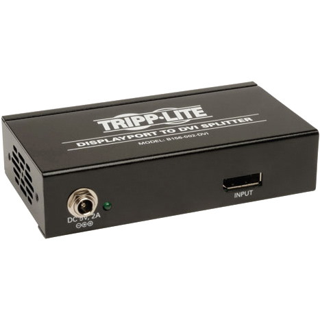 Tripp Lite by Eaton 2-Port DisplayPort to DVI Multi-Monitor Splitter, MST Hub, 3840 x 1200 @ 60Hz, DP1.2, TAA