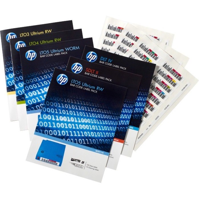 HPE LTO-7 Ultrium RW Bar Code Label Pack