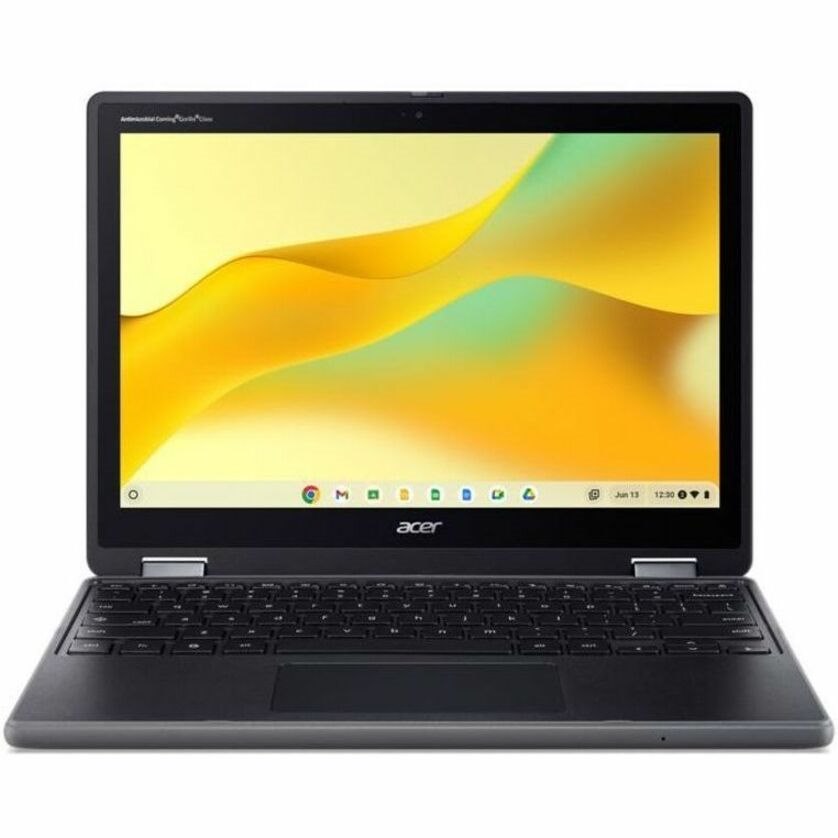 Acer Chromebook Spin 512 R857T R857T-C648 12.2" Touchscreen Convertible 2 in 1 Chromebook - WUXGA - Intel N-Series N150 - 8 GB - 64 GB Flash Memory - English (US) Keyboard - Black