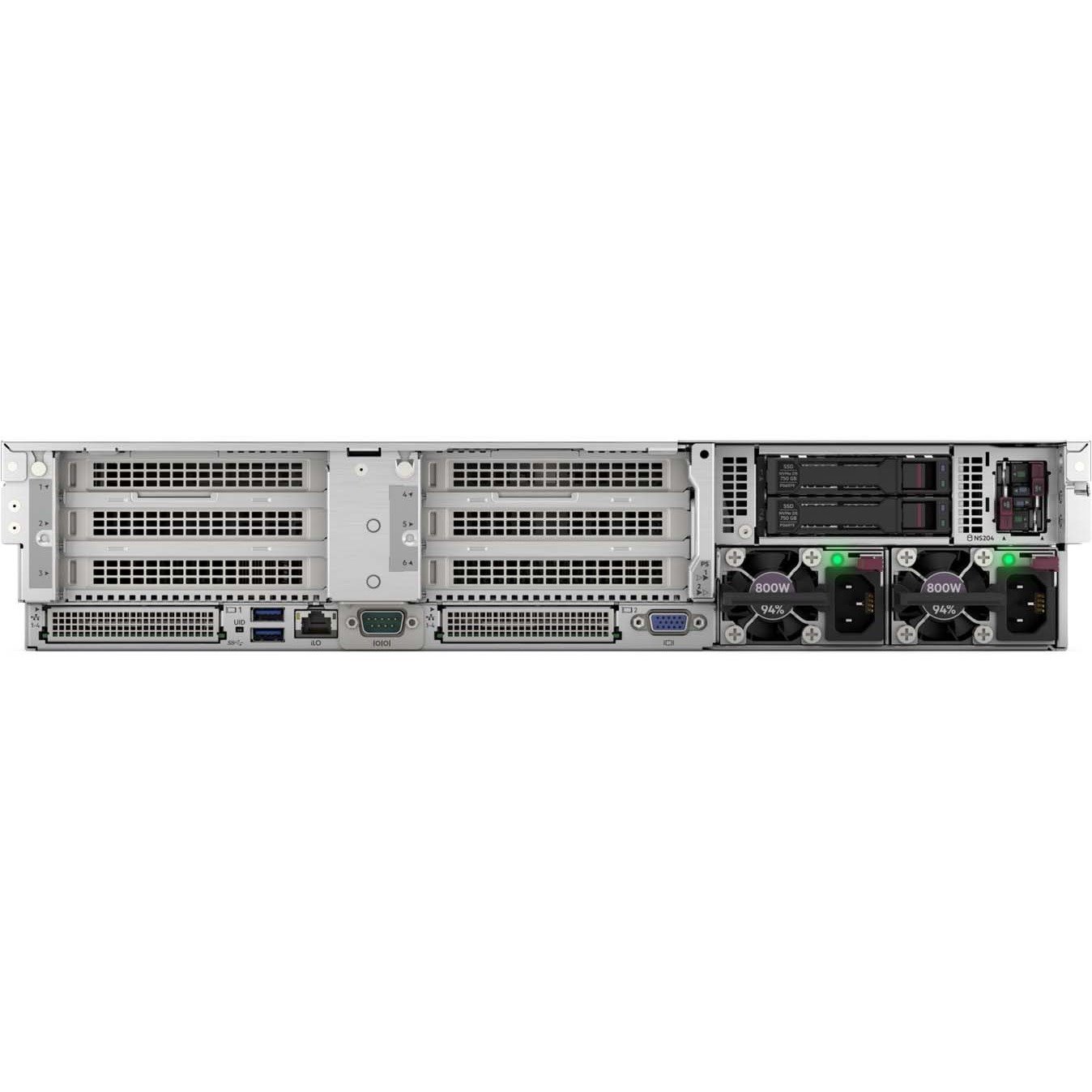 HPE ProLiant DL385 G11 2U Rack Server - 1 x AMD EPYC 9224 2.50 GHz - 32 GB RAM - 12Gb/s SAS Controller