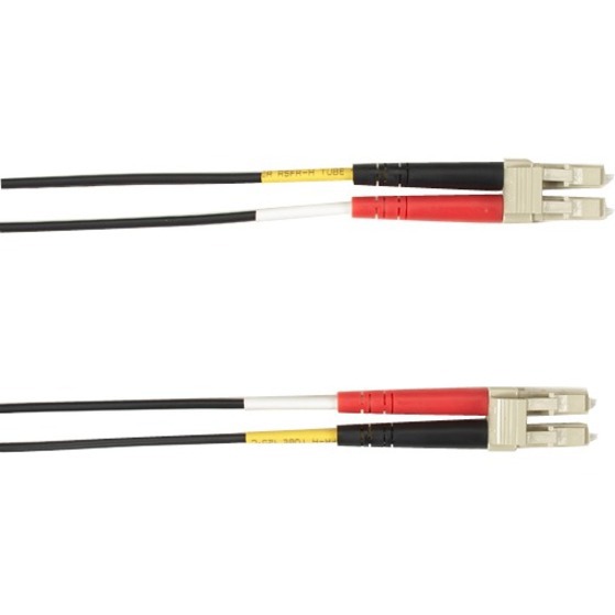 Black Box Colored Fiber OM3 50/125 Multimode Fiber Optic Patch Cable-OFNP Plenum