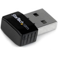 StarTech.com USB 2.0 300 Mbps Mini Wireless-N Network Adapter - 802.11n 2T2R WiFi Adapter