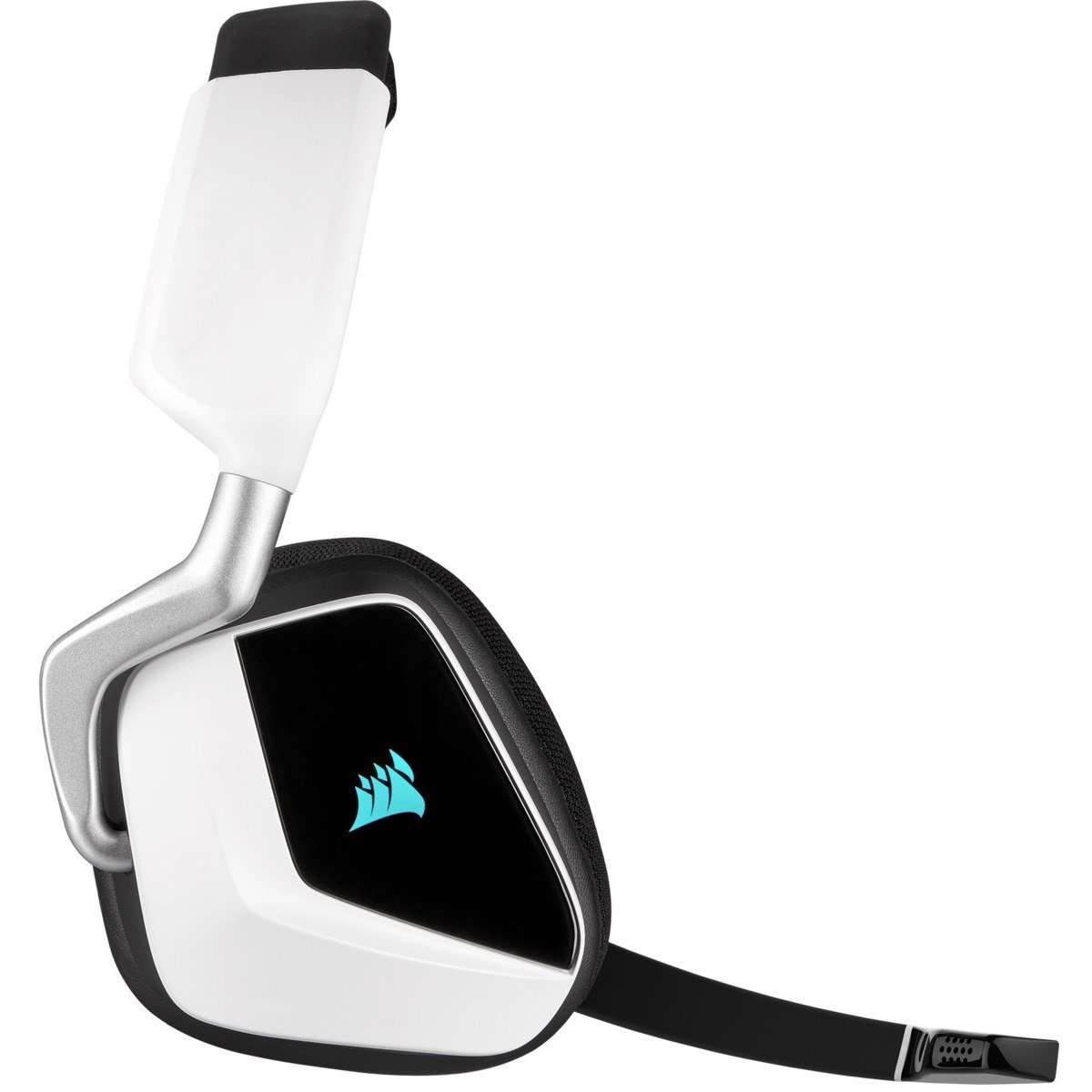 Corsair VOID RGB ELITE Wireless Premium Gaming Headset with 7.1 Surround Sound - White