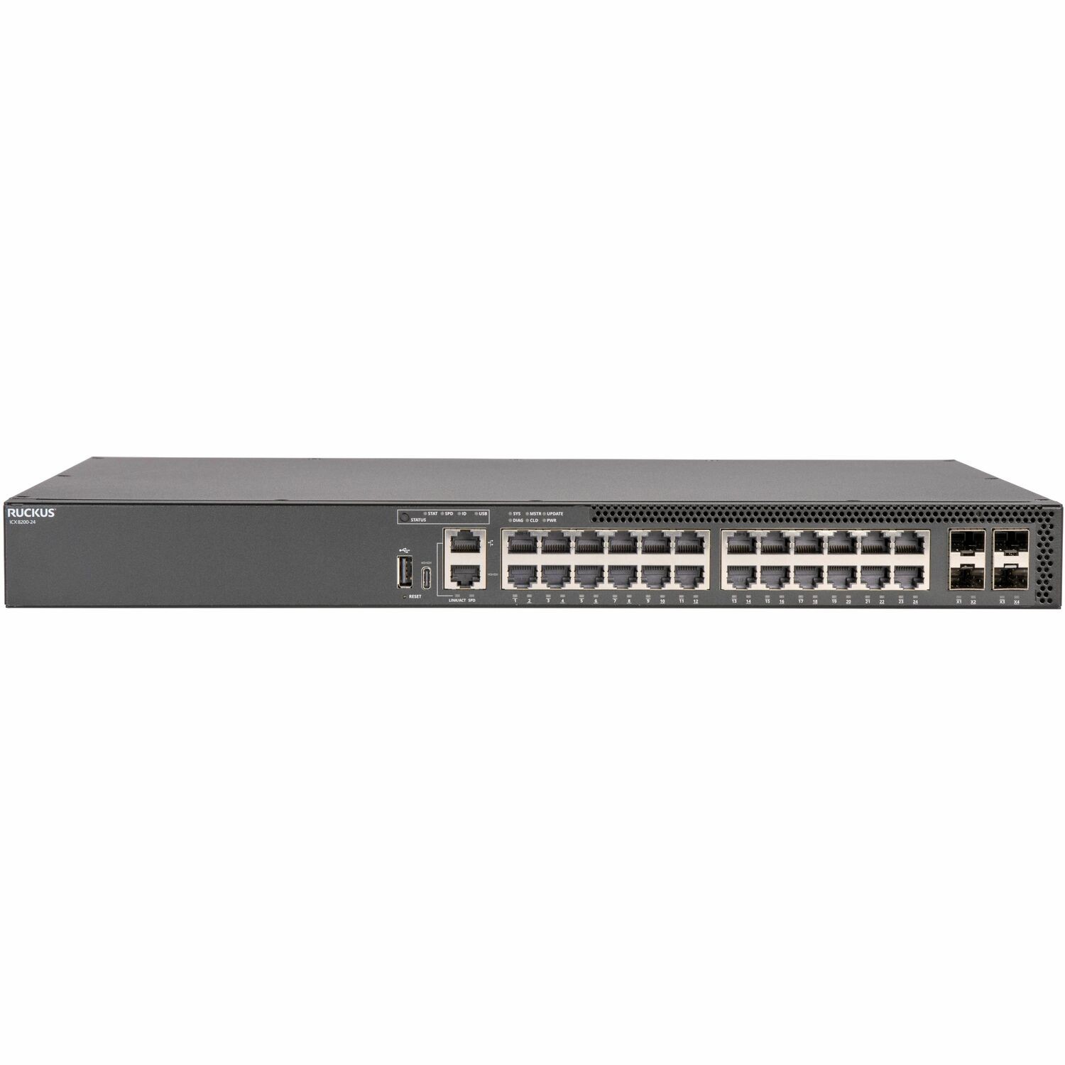 RUCKUS ICX 8200 8200-24 24 Ports Manageable Ethernet Switch - Gigabit Ethernet, 25 Gigabit Ethernet - 1000Base-T, 25GBase-X - TAA Compliant