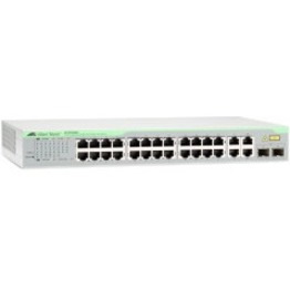 Allied Telesis WebSmart FS750 AT-FS750/28 24 Ports Manageable Ethernet Switch - Fast Ethernet, Gigabit Ethernet - 10/100Base-TX, 10/100Base-FX, 1000Base-T, 1000Base-SX, 1000Base-LX