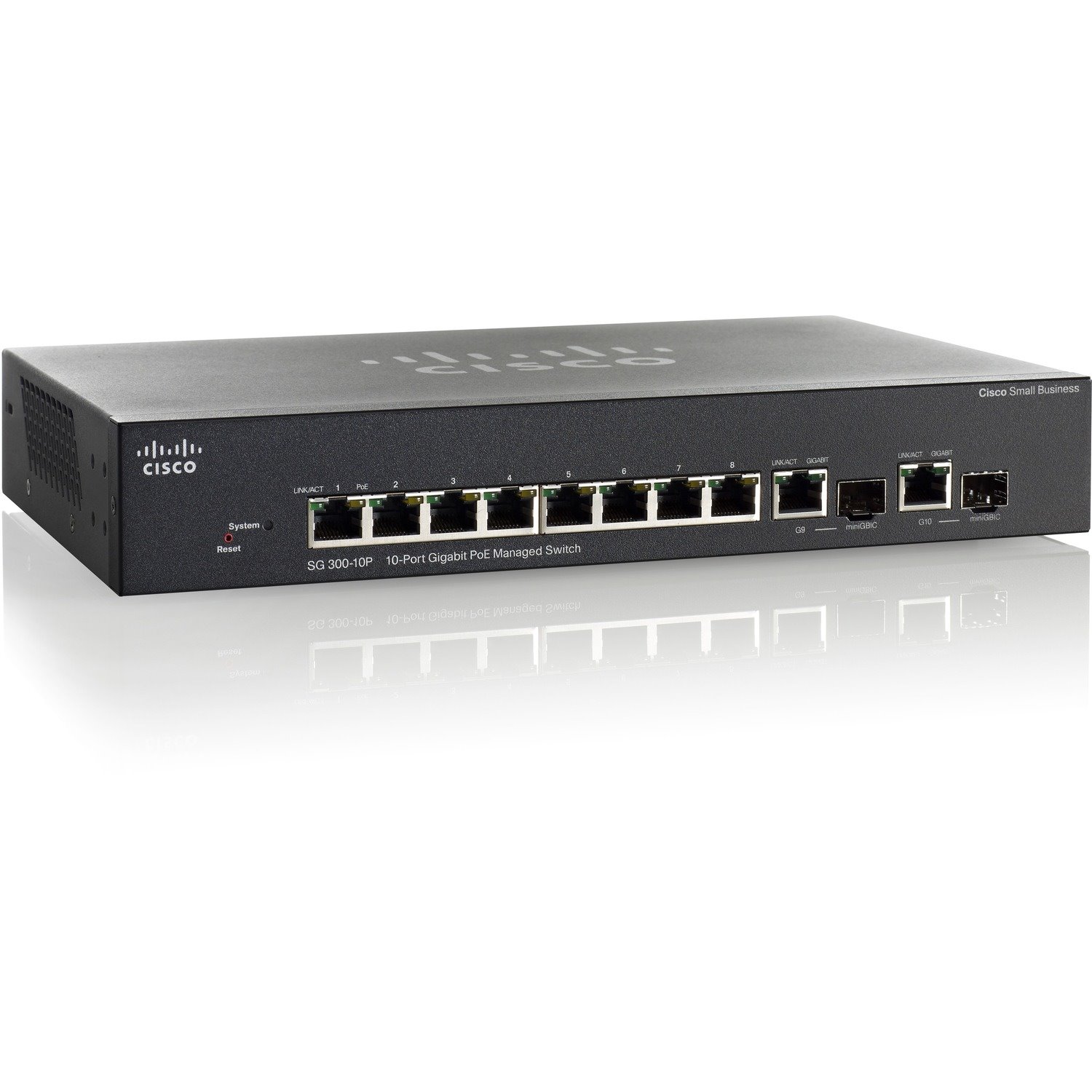 Cisco SG300-10P Gigabit PoE Managed Switch