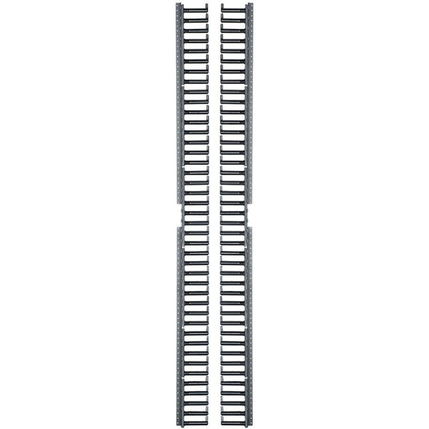 Panduit Mounting Bracket for Cabinet, Mounting Rail - Black
