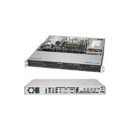 Supermicro SuperServer 5019S-M2 Server Barebone System - 1U Rack-mountable - Socket H4 LGA-1151 - 1 x Processor Support