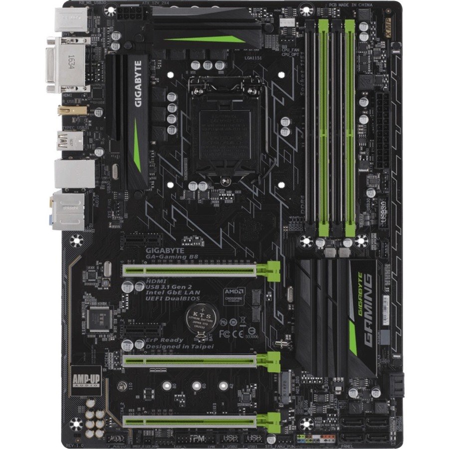 GIGABYTE Ultra Durable GA-Gaming B8 Desktop Motherboard - Intel B250 Chipset - Socket H4 LGA-1151 - ATX
