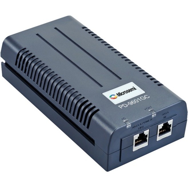 Microchip PD-9601GC PoE Injector with power cord