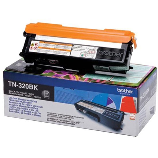 Brother TN-320BK Original Laser Toner Cartridge - Black - 1 / Pack