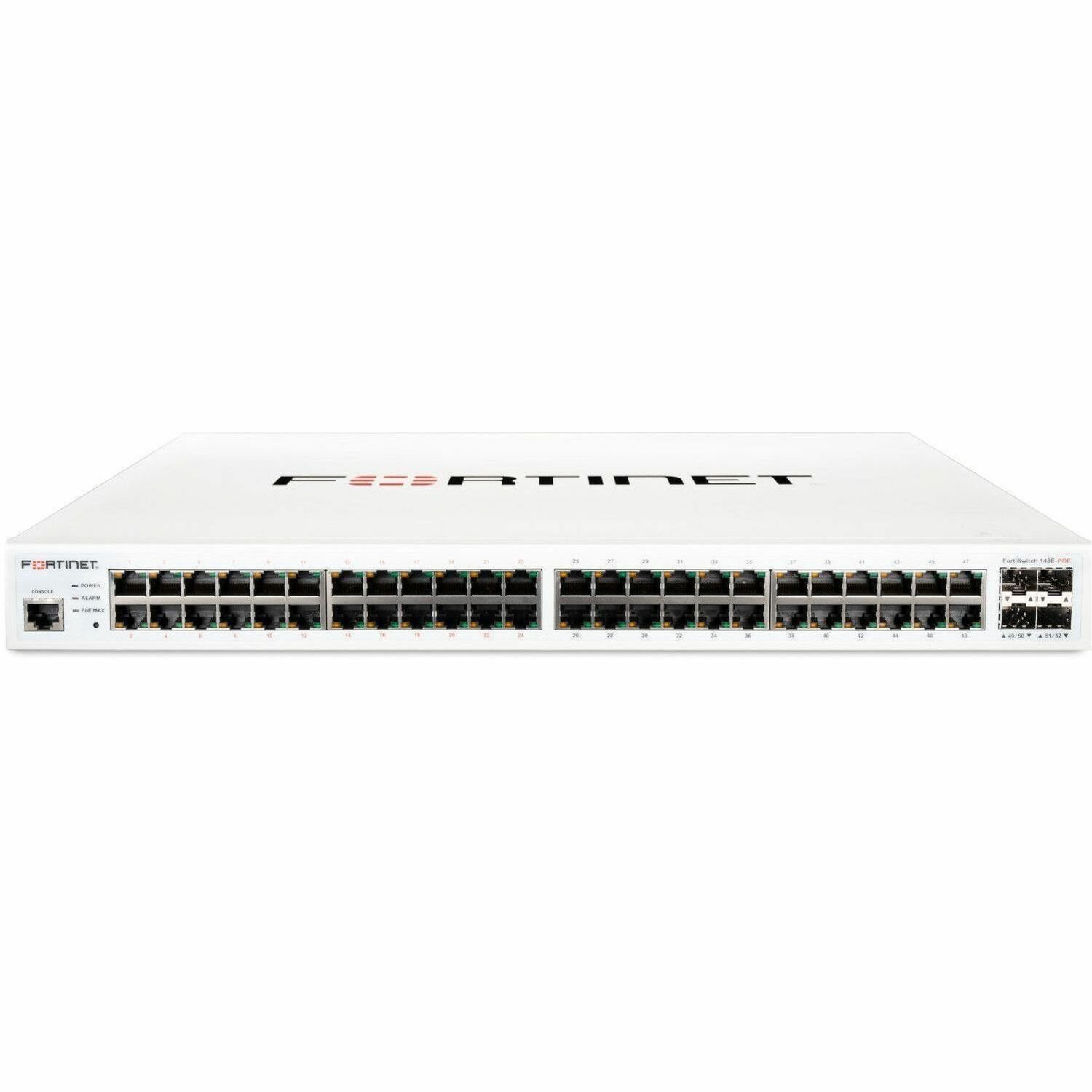 Fortinet FortiSwitch FS100 FS-148E 48 Ports Manageable Ethernet Switch - Gigabit Ethernet - 10/100/1000Base-T, 1000Base-X