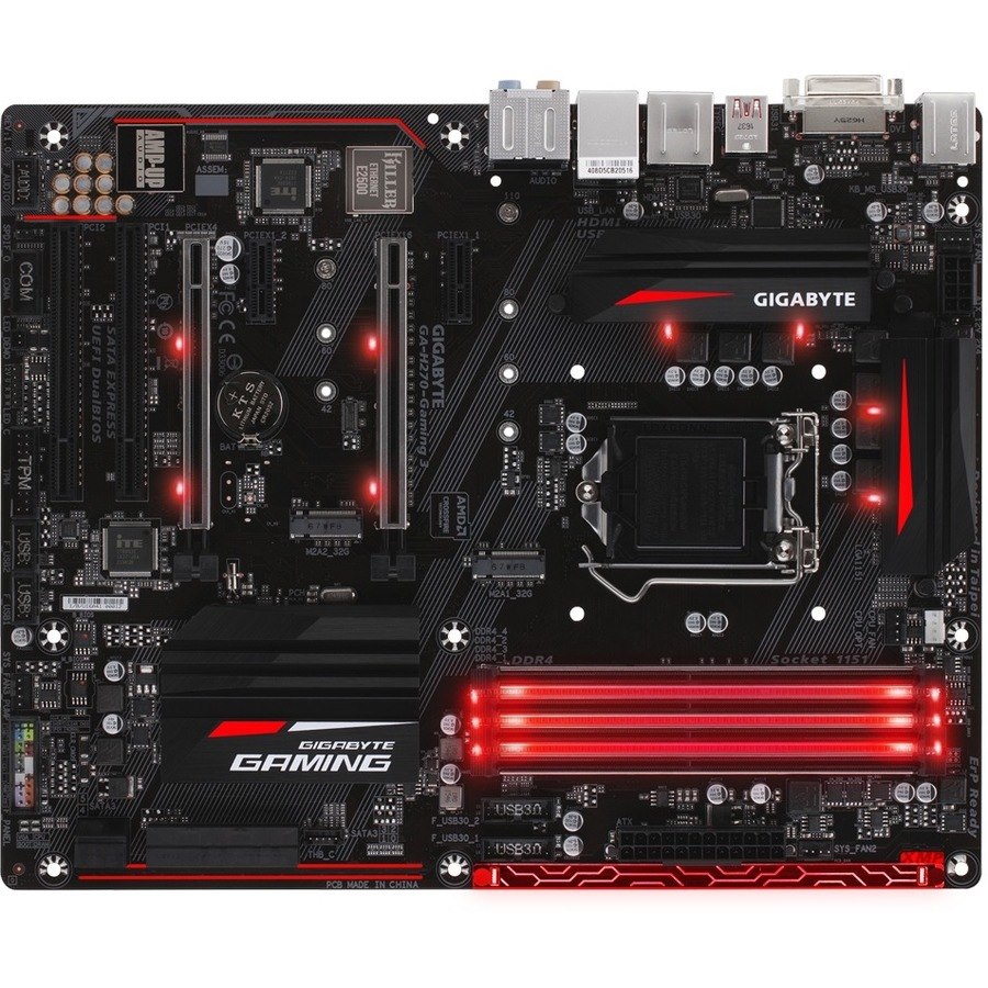 Gigabyte Ultra Durable GA-H270-Gaming 3 Desktop Motherboard - Intel H270 Chipset - Socket H4 LGA-1151 - Intel Optane Memory Ready - ATX