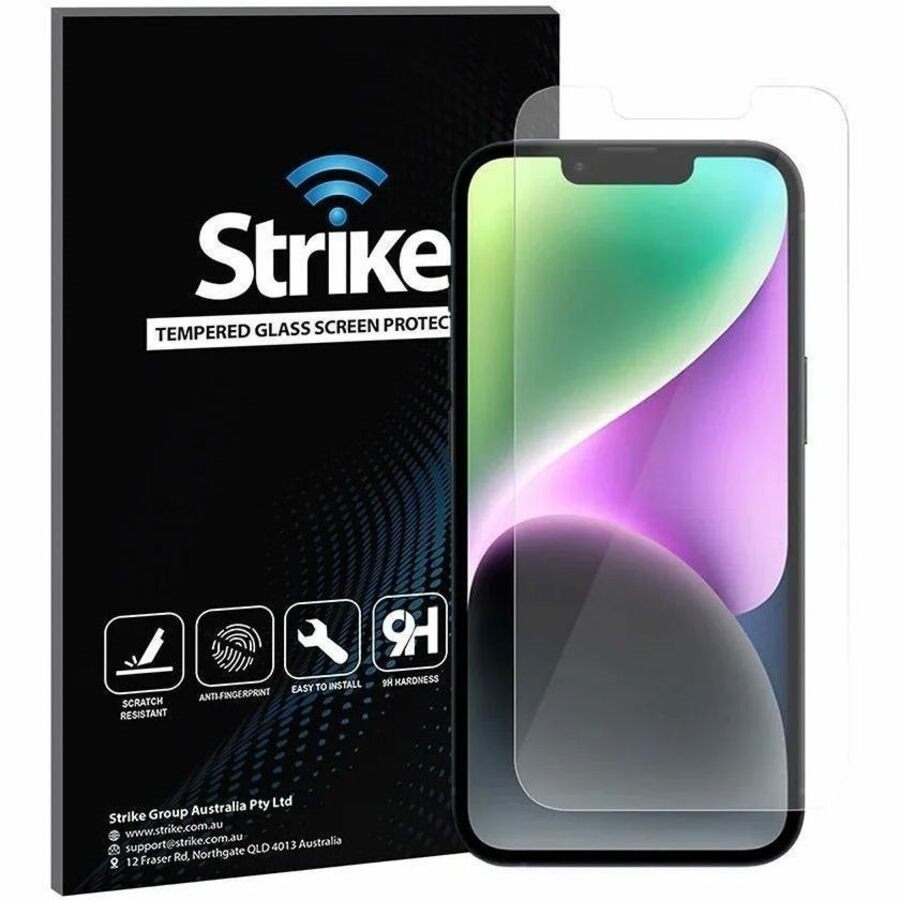 Strike 9H Tempered Glass Screen Protector for Apple iPhone 14 - 1