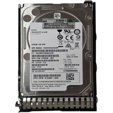 HPE 600 GB Hard Drive - 2.5" Internal - SAS (12Gb/s SAS)