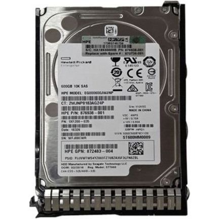 HPE Sourcing 600 GB Hard Drive - 2.5" Internal - SAS (12Gb/s SAS)