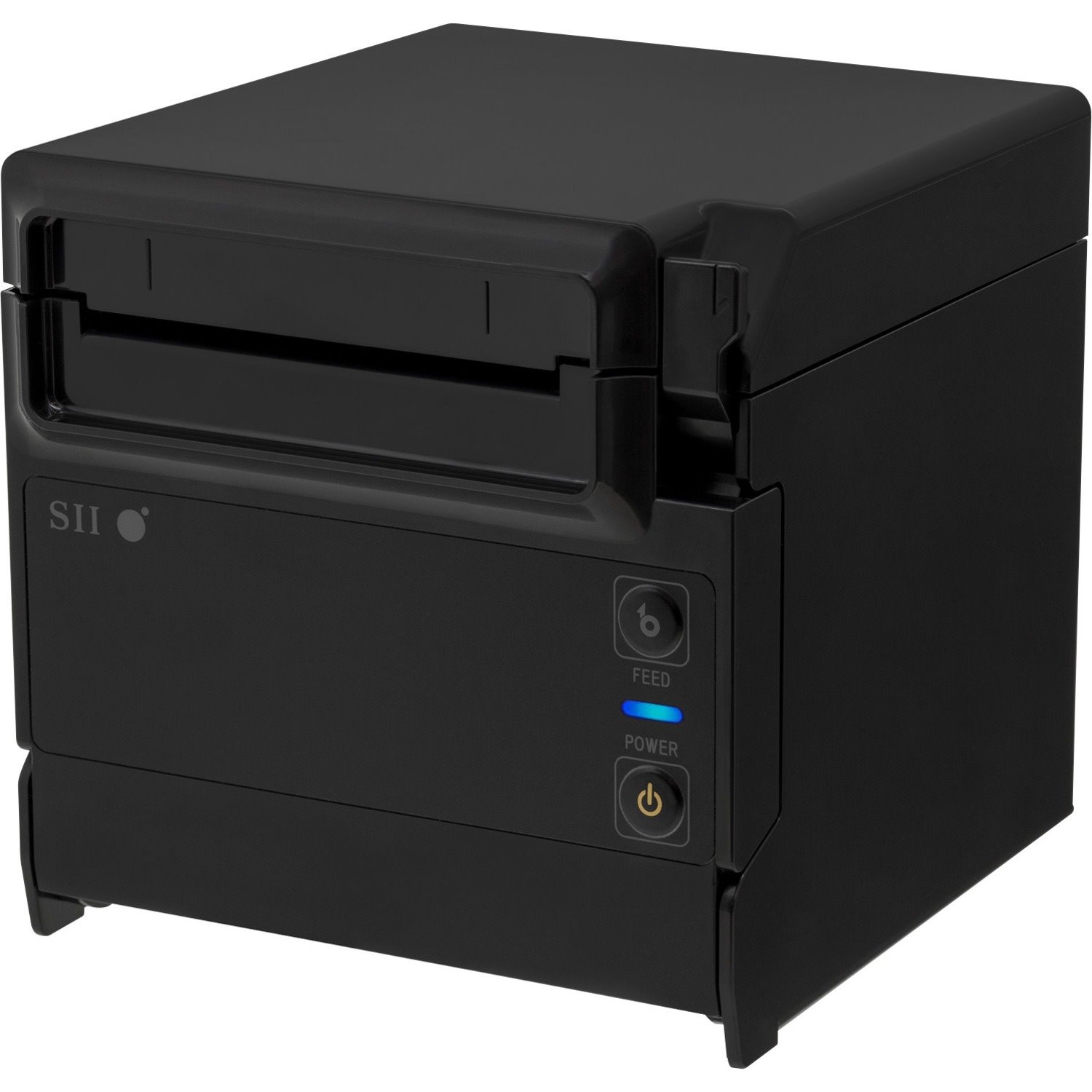 Seiko RP-F10 Black Desktop Direct Thermal Receipt / POS Power USB+ USB Host High Speed Printer With Cutter