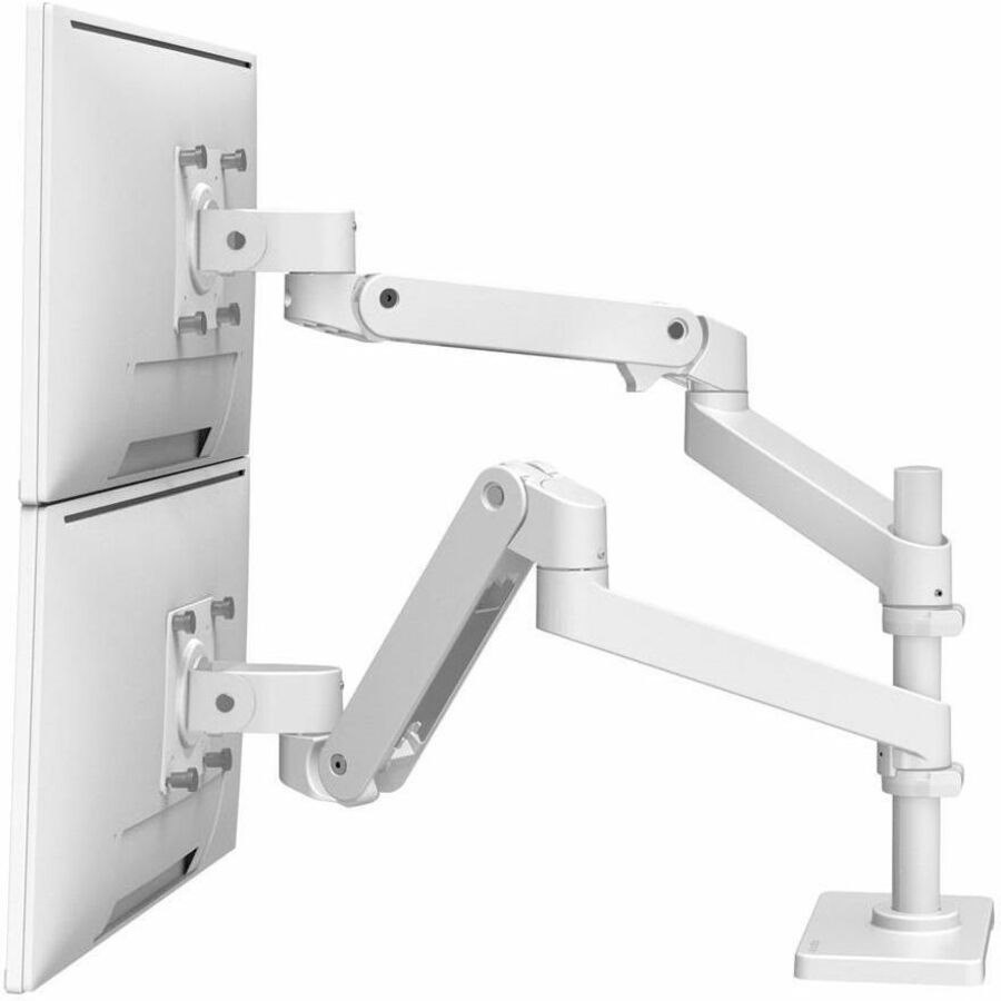 Ergotron Desk Mount for Monitor, LCD Display - White