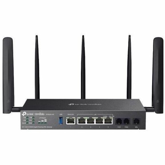 Omada DR3650V-4G Wi-Fi 6 IEEE 802.11ax 2 SIM Ethernet, Cellular Modem/Wireless Router