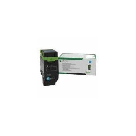 Lexmark Original High Yield Laser Toner Cartridge - Box - Return Program - Cyan - 1 Pack