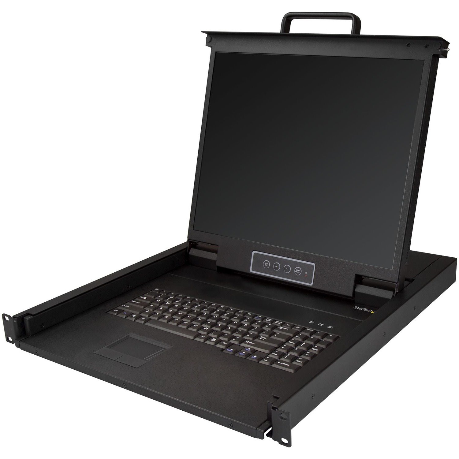 StarTech.com 1U Single Port KVM Console for Server Rack - VGA KVM - 19in