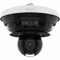 Wisenet PNM-C34404RQPZ 34 Megapixel Outdoor 4K Network Camera - Color - Dome - White