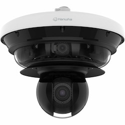 Wisenet PNM-C34404RQPZ 34 Megapixel Outdoor 4K Network Camera - Color - Dome - White