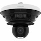 Wisenet PNM-C34404RQPZ 34 Megapixel Outdoor 4K Network Camera - Color - Dome - White