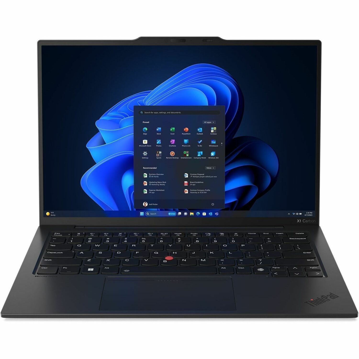 Lenovo ThinkPad X1 Carbon Gen 12 21KC00DAAU 14" Ultrabook - WUXGA - Intel Core Ultra 5 125U - Intel Evo Platform - 32 GB - 512 GB SSD - Black Paint