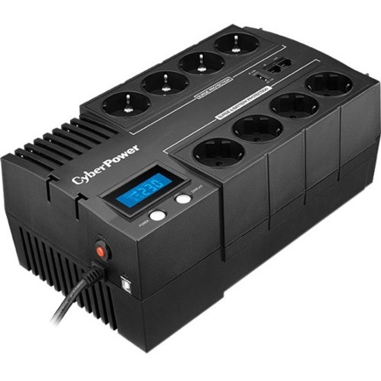 CyberPower BRIC-LCD 1200VA/720W (10A) Line Interactive UPS - (BR1200ELCD)-2 Yrs Adv. Replacement incl.Int. Batteries