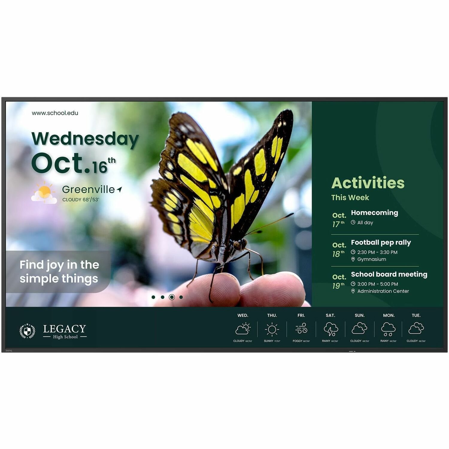 BenQ ST5504 55" LCD Digital Signage Display - 18 Hours/7 Days Operation - Energy Star