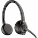 Poly Savi 8200 Office 8220 Wireless On-ear, Over-the-head Stereo Headset - Black