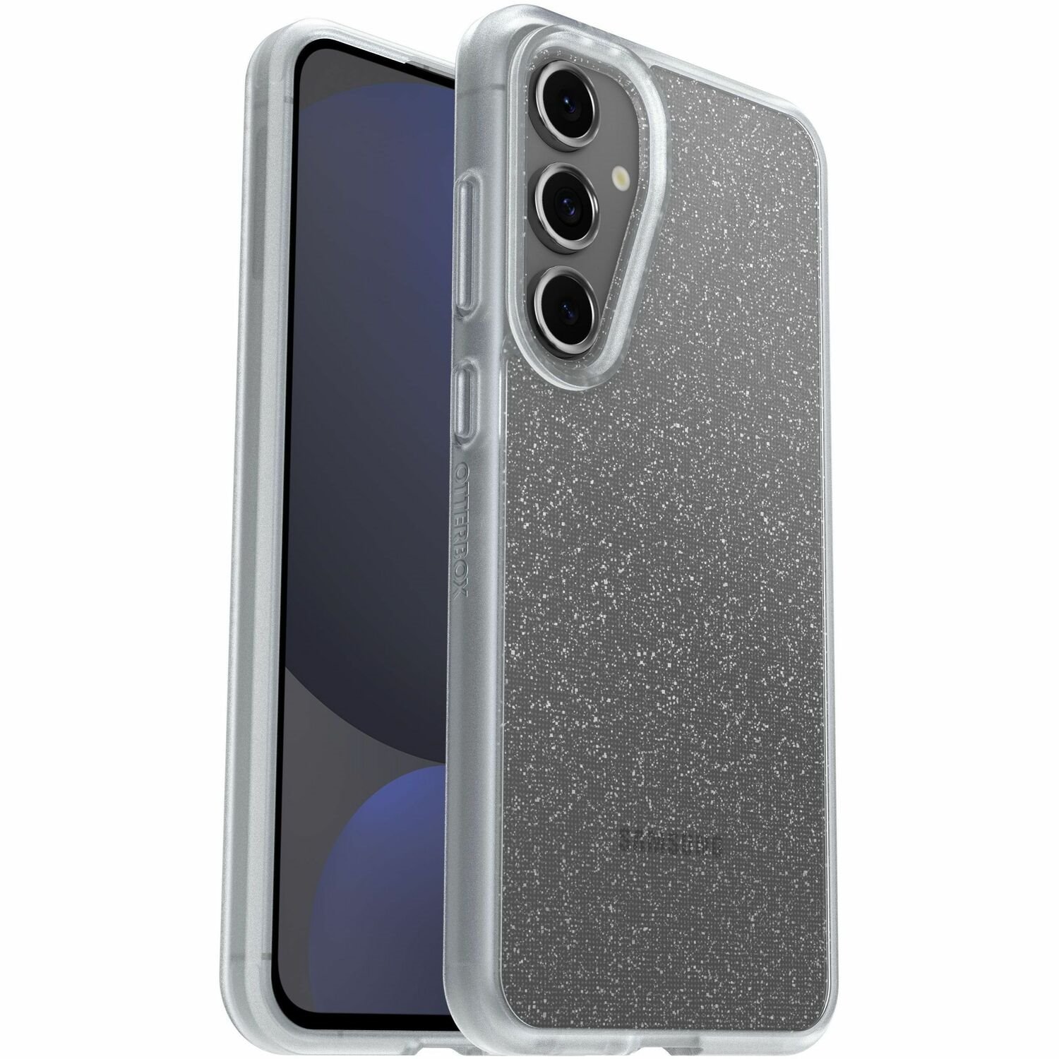 OtterBox React Case for Samsung Galaxy S24 FE Smartphone - Stardust (Clear Glitter)