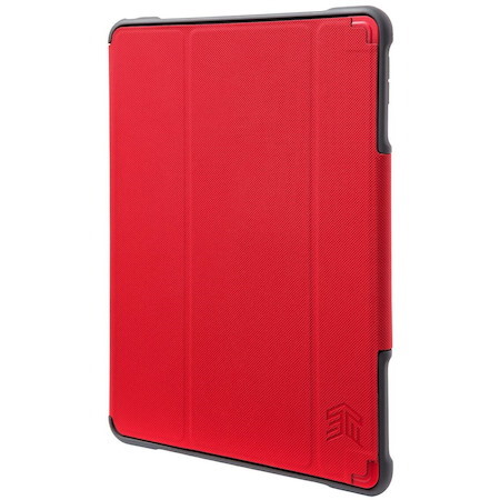 STM Goods Dux Plus Duo Carrying Case for 10.5" Apple iPad Air (3rd Generation), iPad Pro - Transparent, Red
