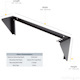 StarTech.com 2U 19in Steel Vertical Wall Mount Equipment Rack Bracket~