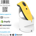 Socket Mobile SocketScan S740 Handheld Barcode Scanner - Wireless Connectivity - Yellow