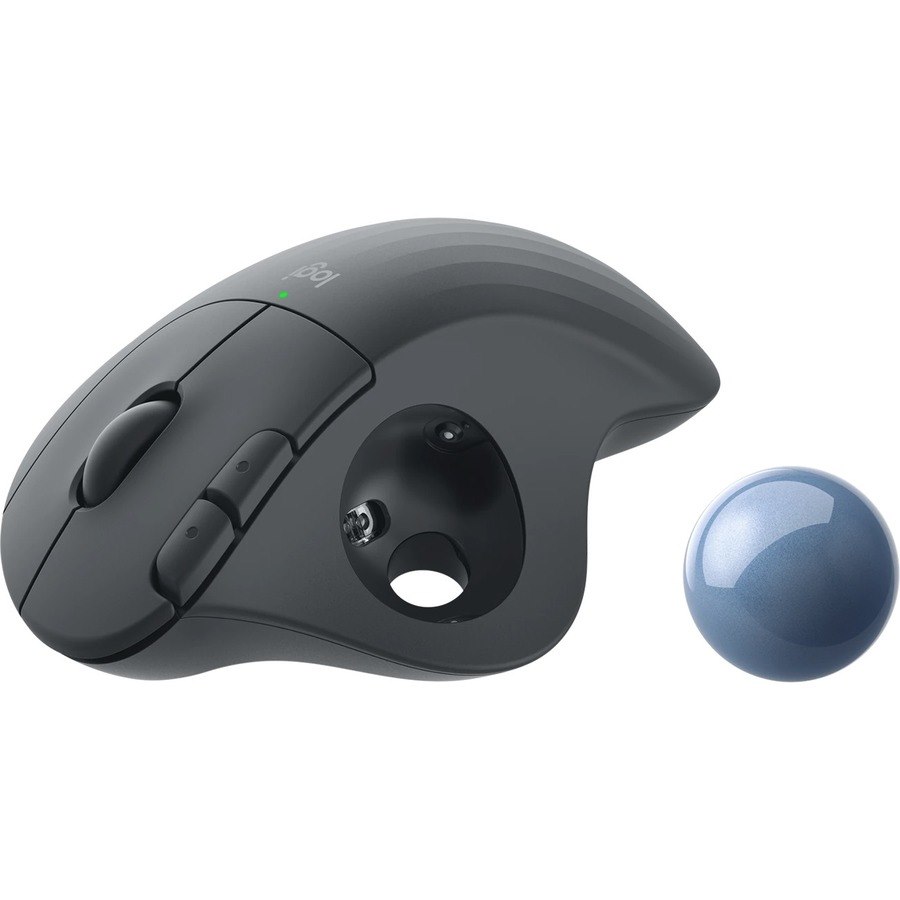 Logitech ERGO M575 Wireless Trackball Mouse for Business - Ergonomic Design, Logi Bolt, Bluetooth, Graphite