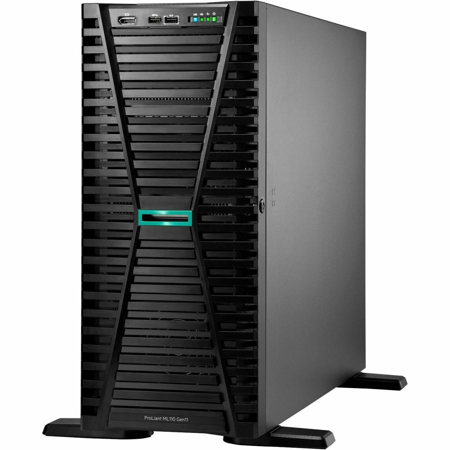 HPE SMART CHOICE ProLiant ML110 G11 4.5U Tower Server - 1 x Intel Xeon Silver 4514Y 2 GHz - 64 GB RAM - 1.92 TB SSD - (2 x 960GB) SSD Configuration - Serial ATA, Serial Attached SCSI (SAS) Controller