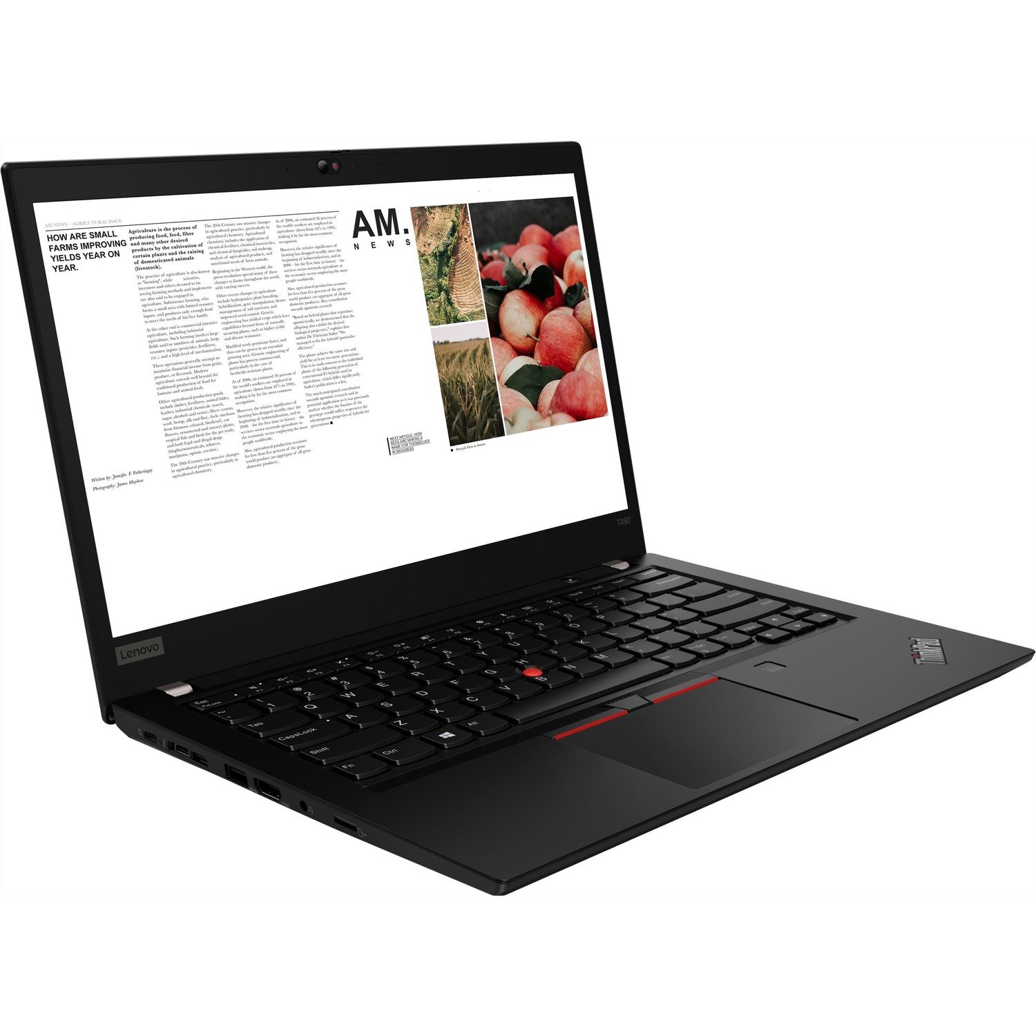 Lenovo ThinkPad T490 20RY0000US 14" Notebook - Intel Core i7 10th Gen i7-10510U - 16 GB - 1 TB SSD - English (US) Keyboard - Glossy Black