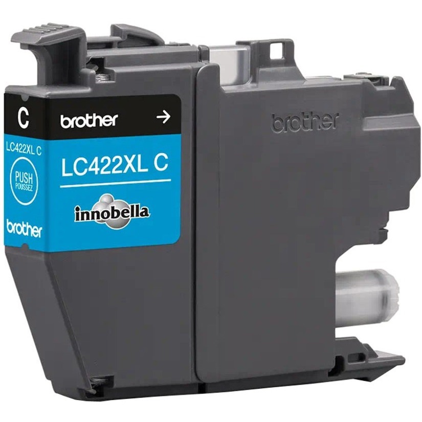 Brother LC422XLC Original High Yield Inkjet Ink Cartridge - Single Pack - Cyan - 1 Pack
