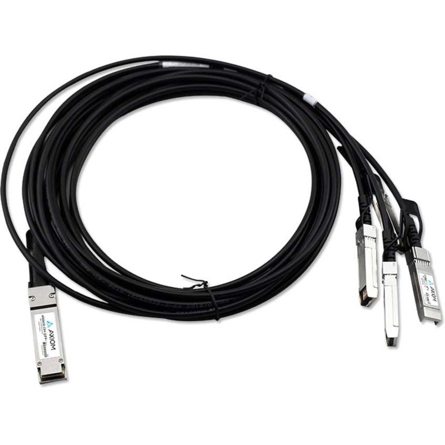 Axiom 40GBASE-CR4 QSFP+ to 4 10GBASE-CU SFP+ Passive DAC Dell Compatible 2m