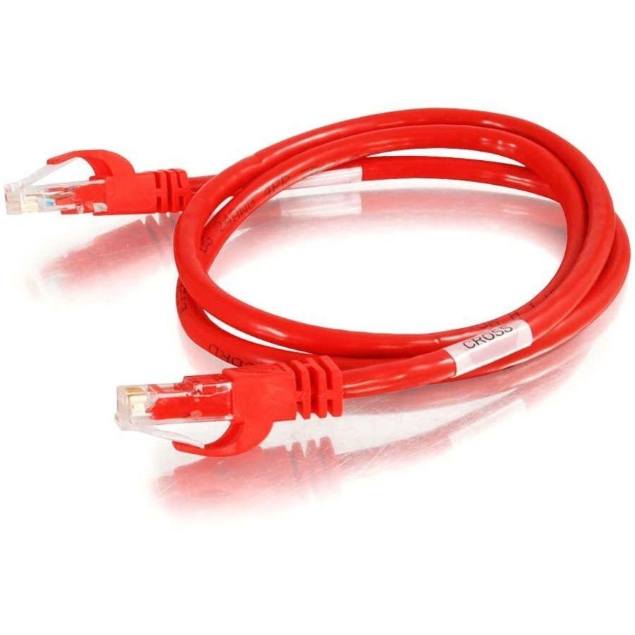 C2G 10ft Cat6 Snagless Unshielded (UTP) Ethernet Cable - Cat6 Network Crossover Cable - Red