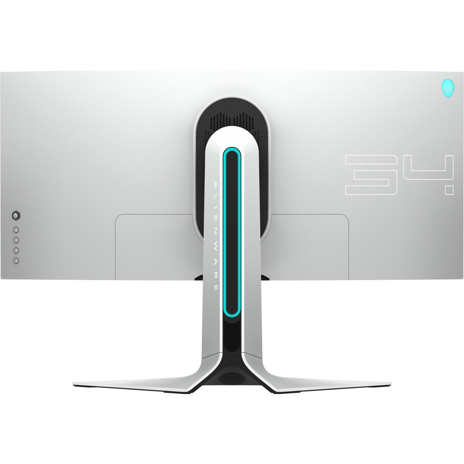 Dell Alienware AW3420DW 34" Class WQHD Curved Screen Gaming LCD Monitor - 21:9 - Black/Silver
