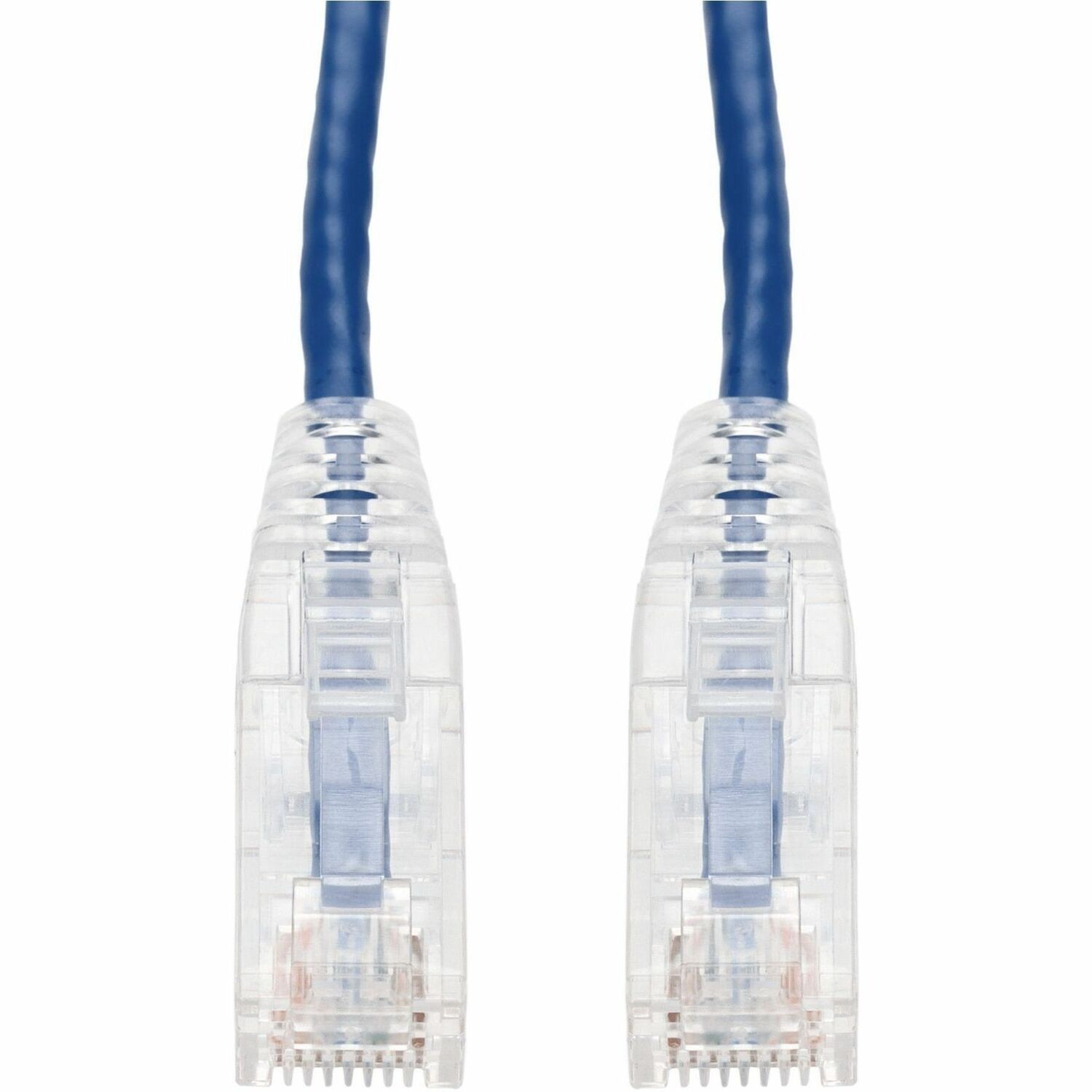 AddOn 31ft Blue CAT 6 Slim PVC Ethernet Cable Snagless Clear-Claw RJ-45 M/M