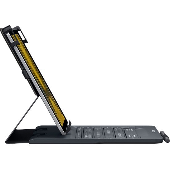 Logitech Universal Folio Toetsenbord/hoes (Folio) voor 25,4 cm (10") Apple iPad Air 2, iPad Air, iPad 2, iPad (3de generatie), iPad (4th Generation) - Frans toetsenbord - Zwart