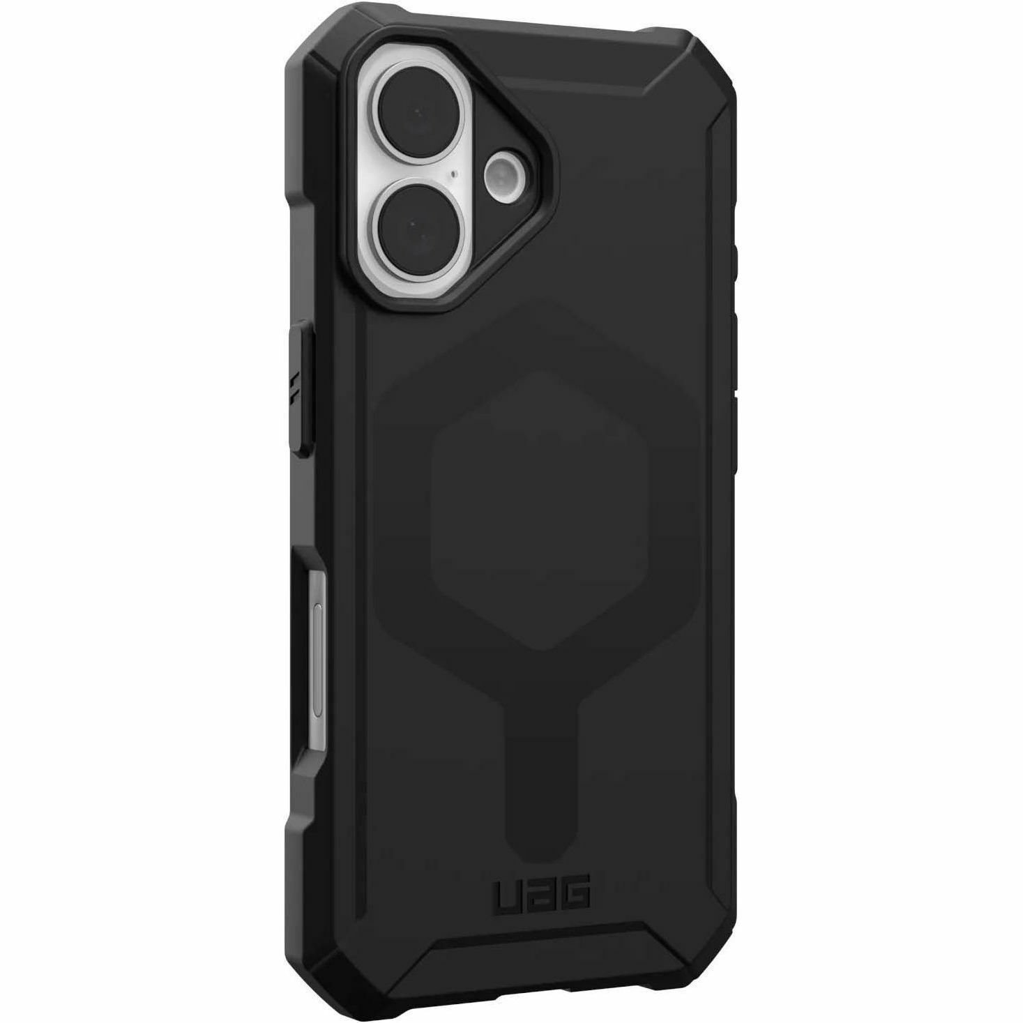 Urban Armor Gear Essential Armor iPhone 16 Case - Black