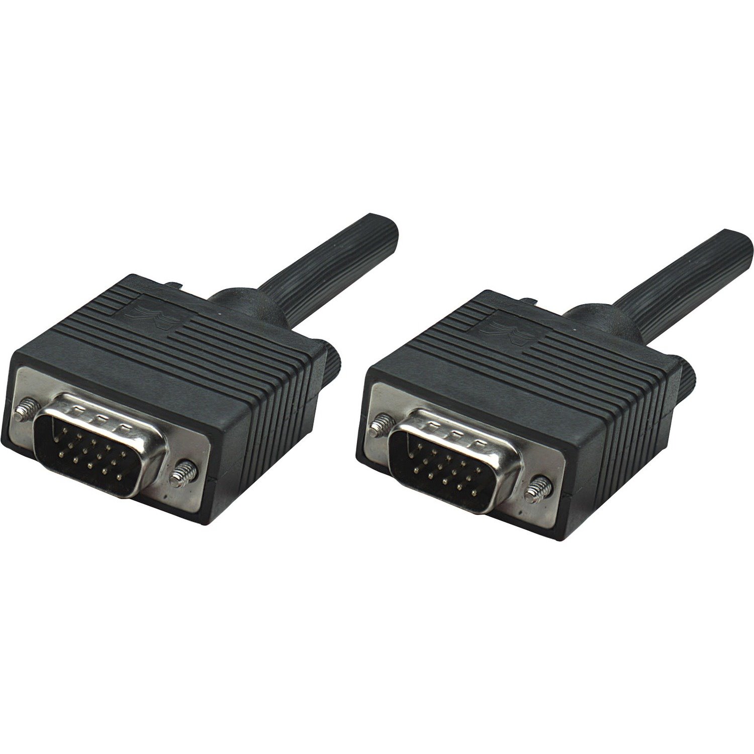 Manhattan SVGA HD15 Male to HD15 Male Monitor Cable, 100', Black