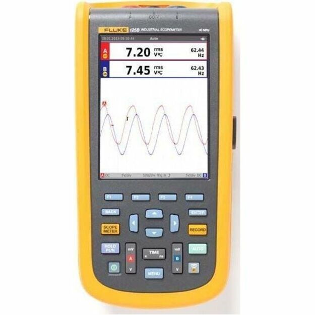 Fluke 120B Series Industrial ScopeMeter handheld Oscilloscopes